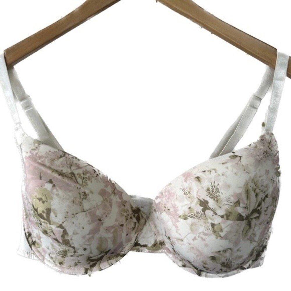 Danskin Intimates NWT Full Figure Floral Lightly Padded Bra Lingerie 40D